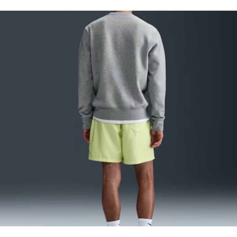 Nike Club Men's Fleece Crew, gray, size large‎ - Picture 2 of 3